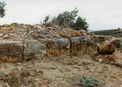 Restos de fortificación de época ibérica. Cerro de la Pontanilla